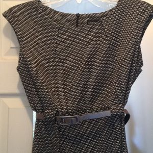 High waisted black/brown dress